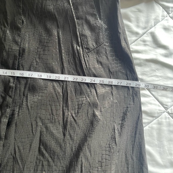 Mycra Pac Black  raincoat LONG Women's reptil print M/L - Picture 12 of 16